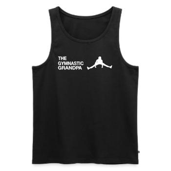 Opa Gymnastik - Männer Premium Bio Tank Top - Schwarz - Vorne - Michal (187cm)