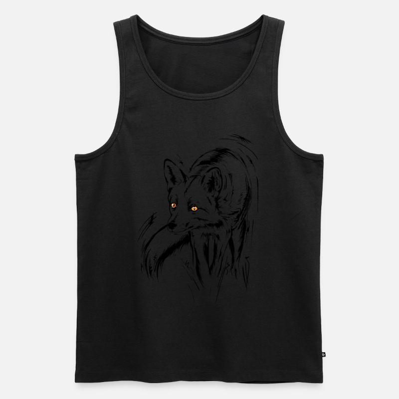 Fuchs, Rotfuchs - Männer Premium Bio Tank Top - undefined