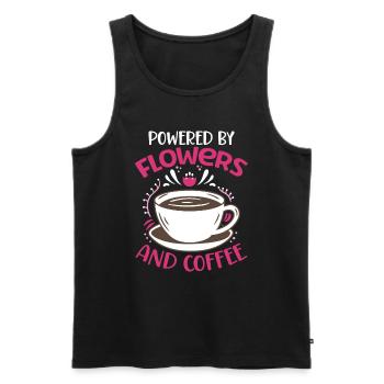 Florist Floristry Flowers Florist - Men's Premium Organic Tank Top - black - Front - AI Model Male 178 light (178cm)