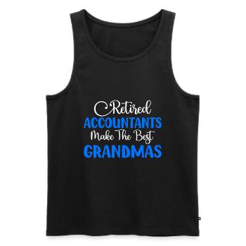 Buchhalter Geschenk Beruf Finanzen Steuerberater - Männer Premium Bio Tank Top - Schwarz - Vorne - Michal (187cm)