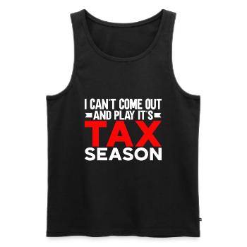 Buchhalter Geschenk Beruf Finanzen Steuerberater - Männer Premium Bio Tank Top - Schwarz - Vorne - Michal (187cm)