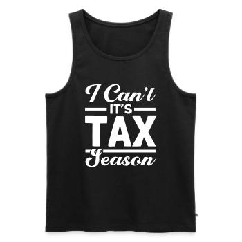 Buchhalter Geschenk Beruf Finanzen Steuerberater - Männer Premium Bio Tank Top - Schwarz - Vorne - Michal (187cm)