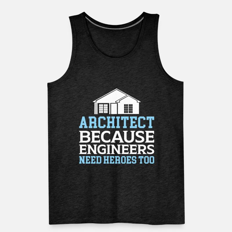 Architect Gift Profession Architecture Job Architect Men's Premium Organic Tank Top