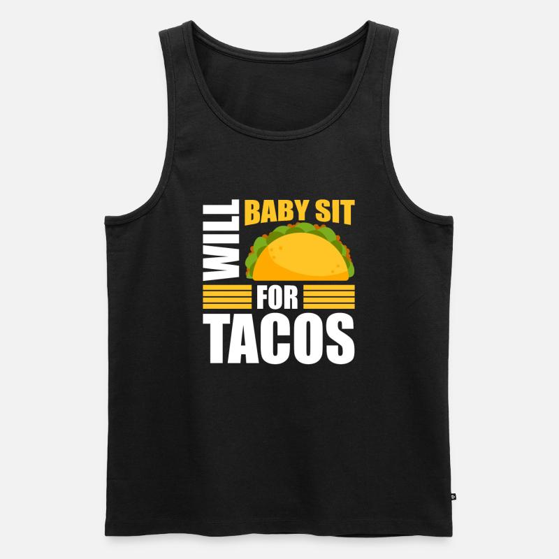 Babysitter Geschenk Babysitting Bester Babysitter - Männer Premium Bio Tank Top - Schwarz