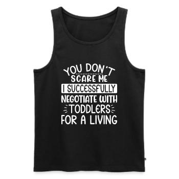 Babysitter Geschenk Babysitting Bester Babysitter - Männer Premium Bio Tank Top - Schwarz - Vorne - AI Model Male 178 light (178cm)