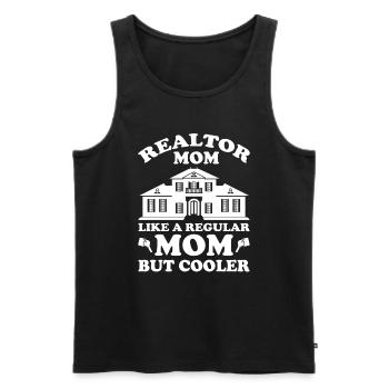 Immobilienmakler Makler Beruf Immobilien - Männer Premium Bio Tank Top - Schwarz - Vorne - Michal (187cm)