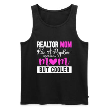 Immobilienmakler Makler Beruf Immobilien - Männer Premium Bio Tank Top - Schwarz - Vorne - Michal (187cm)