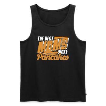 Pfannkuchen Liebhaber Geschenk Pfannkuchen Spruch - Männer Premium Bio Tank Top - Schwarz - Vorne - Michal (187cm)