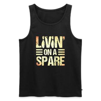 Bowling Team Bowler Bowling - Männer Premium Bio Tank Top - Schwarz - Vorne - AI Model Male 178 light (178cm)