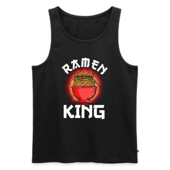 Ramen Nudel Liebhaber Essstäbchen Japanische Nudel - Männer Premium Bio Tank Top - Schwarz - Vorne - AI Model Male 178 light (178cm)
