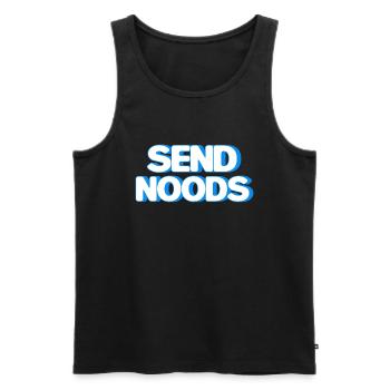 Ramen Nudel Liebhaber Essstäbchen Japanische Nudel - Männer Premium Bio Tank Top - Schwarz - Vorne - AI Model Male 178 light (178cm)