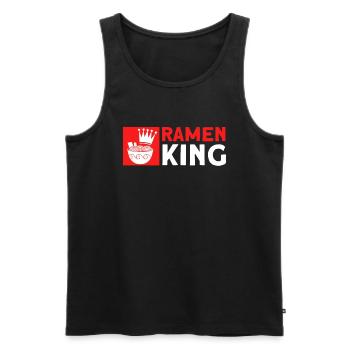 Ramen Nudel Liebhaber Essstäbchen Japanische Nudel - Männer Premium Bio Tank Top - Schwarz - Vorne - AI Model Male 178 light (178cm)
