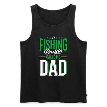Cadeau de pêche Pêche Pêcheur Drôle De Pêcheur - Débardeur bio Premium Homme - noir - Devant - Michal (187cm)