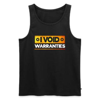Mechanic Garage Gift for Mechanics - Men's Premium Organic Tank Top - black - Front - AI Model Male 178 light (178cm)