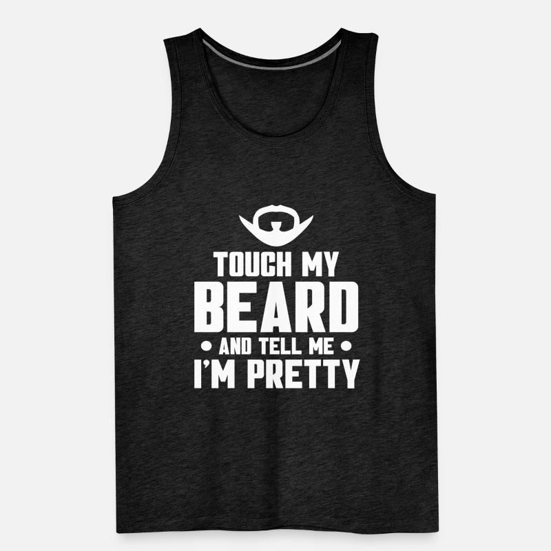 Bärte Spruch Lustiges Bartgeschenk Bart Männer Premium Bio Tank Top