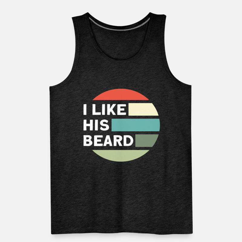 Bärte Spruch Lustiges Bartgeschenk Bart Männer Premium Bio Tank Top