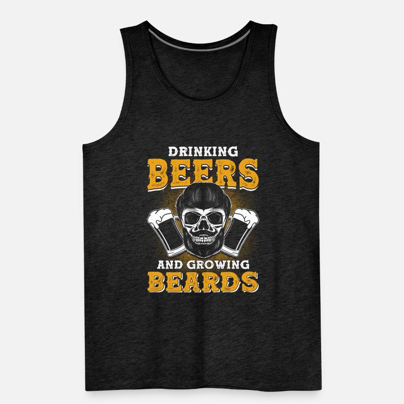 Bärte Spruch Lustiges Bartgeschenk Bart Männer Premium Bio Tank Top