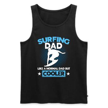 Surf Sport Surfbrett Ozean Sonnenschein Surfer - Männer Premium Bio Tank Top - Schwarz - Vorne - Michal (187cm)
