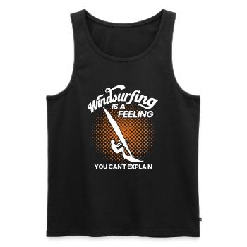 Windsurfen Surfboard Kite Geschenk Für Windsurfer - Männer Premium Bio Tank Top - Schwarz - Vorne - AI Model Male 178 light (178cm)
