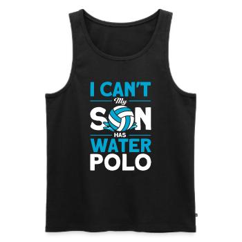 Sports nautiques Polo Polo Natation - Débardeur bio Premium Homme - noir - Devant - Michal (187cm)