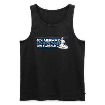 Marine Biologist Ocean Gift Marine Biology - Men's Premium Organic Tank Top - black - Front - Michal (187cm)