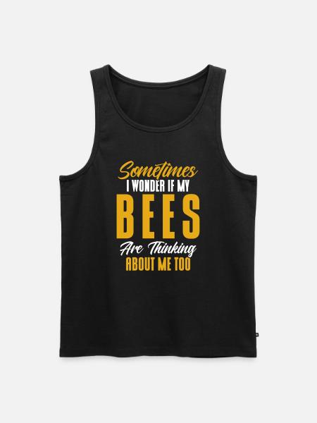 Beekeeping Beekeepers Bees Honey Beekeepers - Men's Premium Organic Tank Top - black