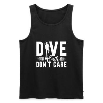 Sporttauchen Geschenk Unterwasser Sporttaucher - Männer Premium Bio Tank Top - Schwarz - Vorne - Michal (187cm)