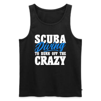 Sporttauchen Geschenk Unterwasser Sporttaucher - Männer Premium Bio Tank Top - Schwarz - Vorne - AI Model Male 178 light (178cm)