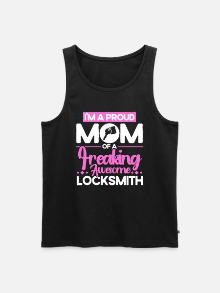 Locksmith Lock Picking Employee Locksmith - Men's Premium Organic Tank Top - black