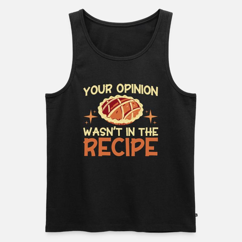 Bread Baking Gift Bakery Quote Baker - Men's Premium Organic Tank Top - black
