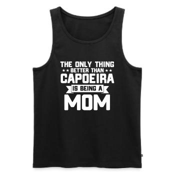 Capoeira Cadeau Brésil Arts Martiaux Capoeira - Débardeur bio Premium Homme - noir - Devant - AI Model Male 178 light (178cm)
