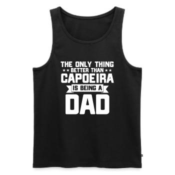 Capoeira Cadeau Brésil Arts Martiaux Capoeira - Débardeur bio Premium Homme - noir - Devant - Michal (187cm)