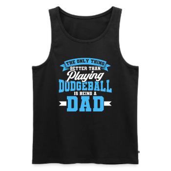 Dodgeball Player Gift Ball Jeux Dodgeball - Débardeur bio Premium Homme - noir - Devant - Michal (187cm)