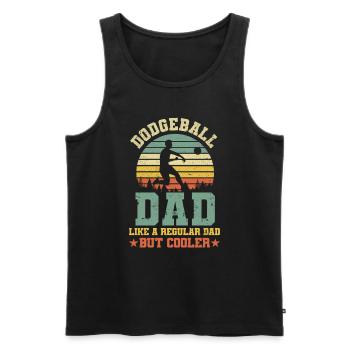 Dodgeball Player Gift Ball Games Dodgeball - Men's Premium Organic Tank Top - black - Front - Michal (187cm)