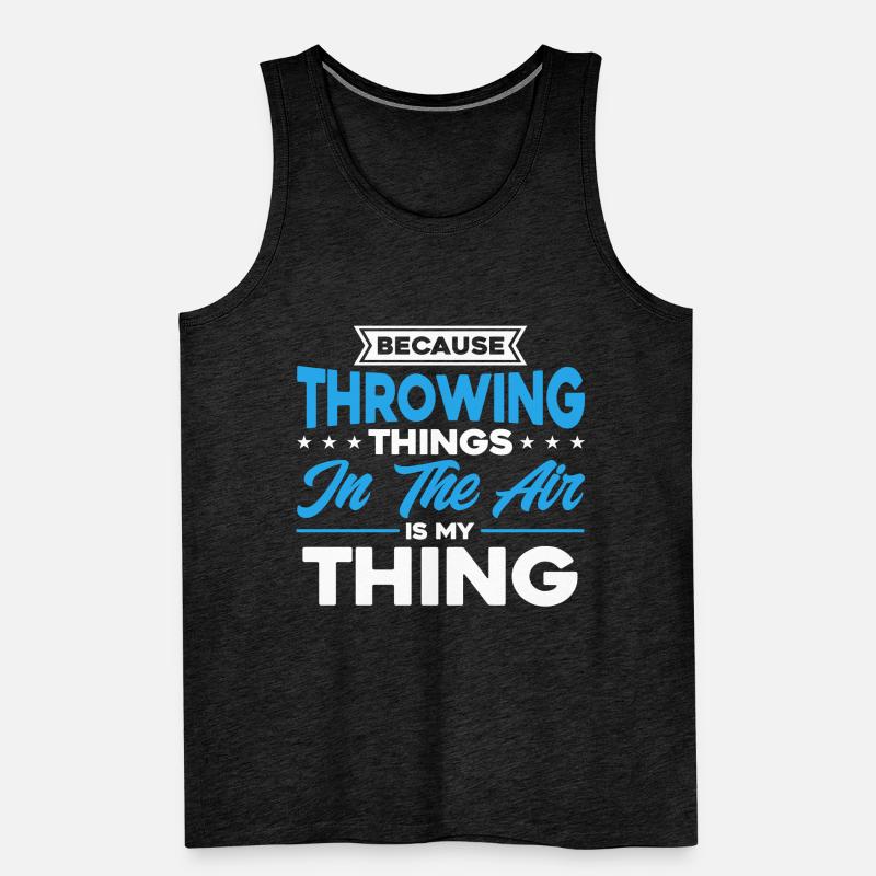 Diskuswerfen Diskuswerfer Geschenk Männer Premium Bio Tank Top