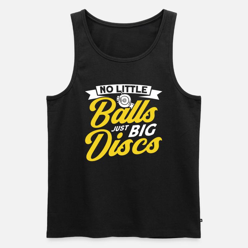 Diskuswerfen Diskuswerfer Geschenk - Männer Premium Bio Tank Top - Schwarz
