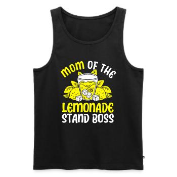 Limonadenstand Zitronensaft Limonade Geschäft - Männer Premium Bio Tank Top - Schwarz - Vorne - Michal (187cm)