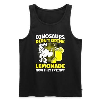 Limonadenstand Zitronensaft Limonade Geschäft - Männer Premium Bio Tank Top - Schwarz - Vorne - Michal (187cm)