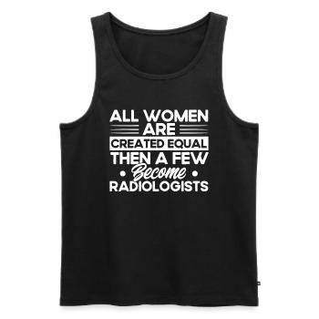 Radiology Radiologist Radiology Technician - Men's Premium Organic Tank Top - black - Front - AI Model Male 178 light (178cm)