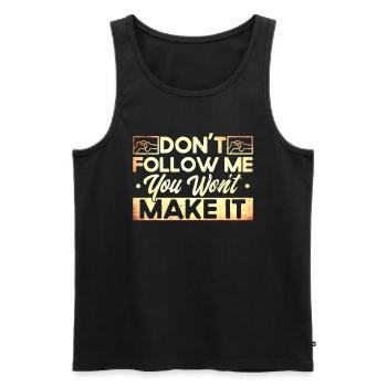 Radiology Radiologist Radiology Technician - Men's Premium Organic Tank Top - black - Front - AI Model Male 178 light (178cm)