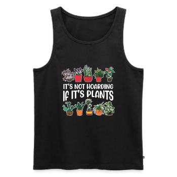 Pflanzen Gartenarbeit Gärtner Landschaftsarchitekt - Männer Premium Bio Tank Top - Schwarz - Vorne - AI Model Male 178 light (178cm)