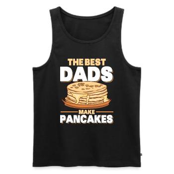 Pancakes Food Lover Best Pancake Maker - Men's Premium Organic Tank Top - black - Front - AI Model Male 178 light (178cm)