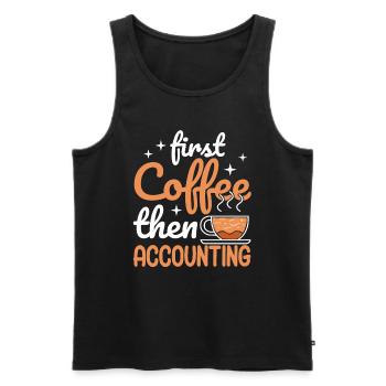 Buchhalter Geschenk Buchhaltung Steuer Cpa - Männer Premium Bio Tank Top - Schwarz - Vorne - AI Model Male 178 light (178cm)