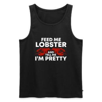 Meeresfrüchte Liebhaber Geschenk Meeresfrucht - Männer Premium Bio Tank Top - Schwarz - Vorne - AI Model Male 178 light (178cm)
