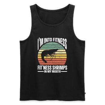 Meeresfrüchte Liebhaber Geschenk Meeresfrucht - Männer Premium Bio Tank Top - Schwarz - Vorne - AI Model Male 178 light (178cm)