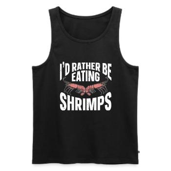 Meeresfrüchte Liebhaber Geschenk Meeresfrüchte - Männer Premium Bio Tank Top - Schwarz - Vorne - AI Model Male 178 light (178cm)
