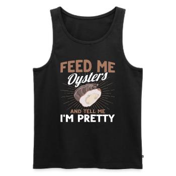 Meeresfrüchte Liebhaber Geschenk Meeresfrüchte - Männer Premium Bio Tank Top - Schwarz - Vorne - AI Model Male 178 light (178cm)