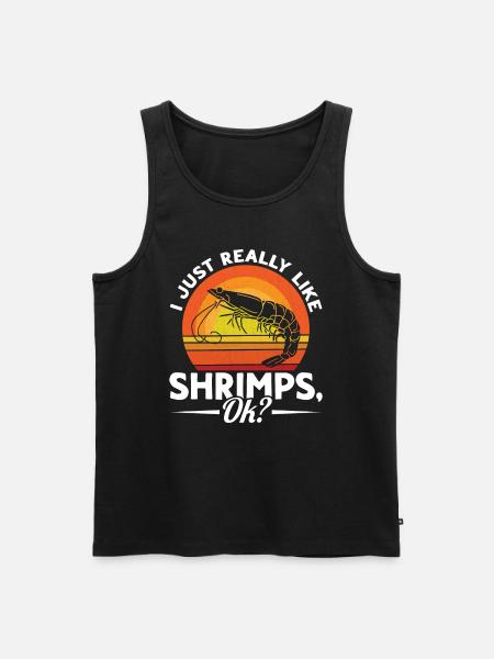 Seafood Lovers Gift Seafood - Men's Premium Organic Tank Top - black