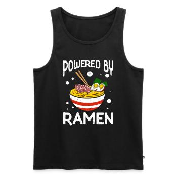Ramen Noodle Soup Japanese Kawaii Gift Ramen - Men's Premium Organic Tank Top - black - Front - Michal (187cm)