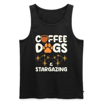 Stargazer Gift Kosmologie Stargazing - Männer Premium Bio Tank Top - Schwarz - Vorne - AI Model Male 178 light (178cm)